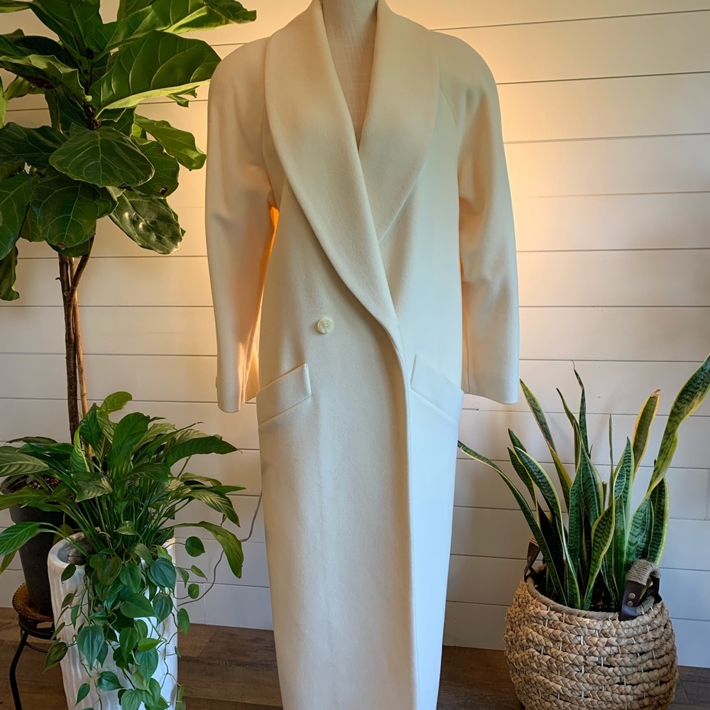 Women’s Coat wool | Winter white | size 8 |